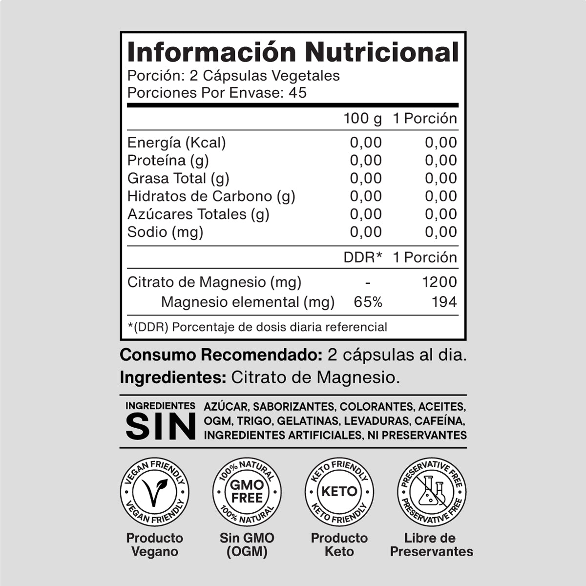 Magnesio-citrato-chile